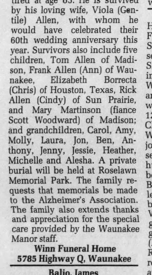 obit of Floyd Allen (part 2)